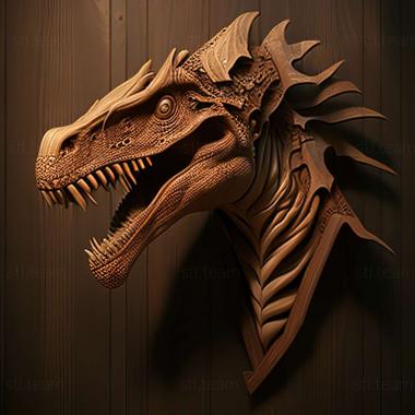 3D модель Клаозавр (STL)